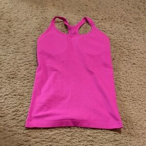 RARE Lululemon POW PINK Ebb To Street Tank Top